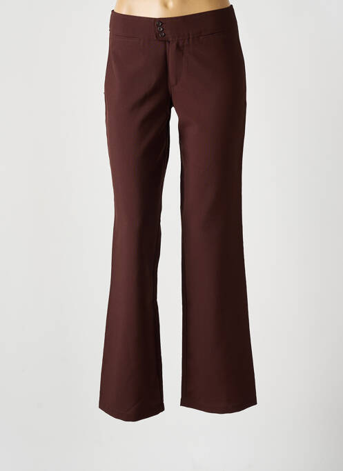 Pantalon droit marron CIMARRON pour femme