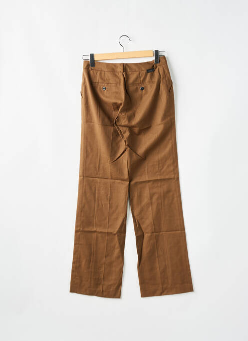 Pantalon droit marron LEON & HARPER pour femme