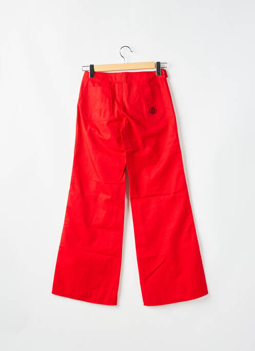Pantalon droit rouge LA BRIGADA INTERNACIONAL pour femme