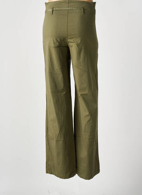 Pantalon droit vert CHEYENNE pour femme