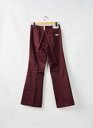 Pantalon chino tissage popeline taille normale violet FREEMAN T.PORTER femme