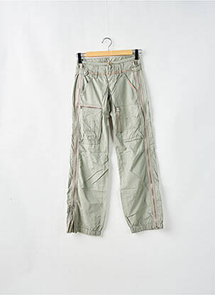 Pantalon cargo poches taille normale vert FREEMAN T.PORTER femme