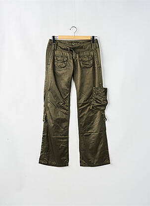 Pantalon cargo coupe droite vert FREEMAN T.PORTER femme