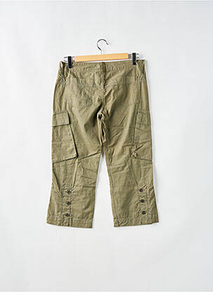 Pantacourt coupe droite taille basse vert FREEMAN T.PORTER femme