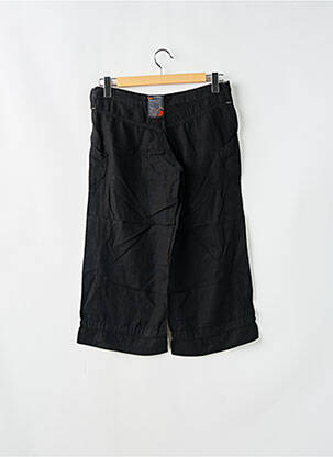 Pantacourt coupe droite noir LOIS femme