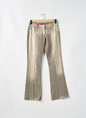 Jeans bootcut stretch taille basse beige MISS SIXTY femme