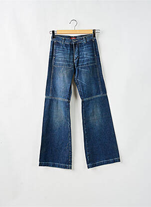Jean coupe flare poches bleu RWD femme