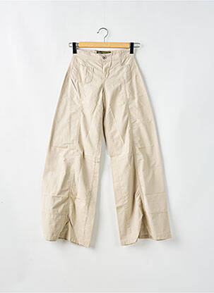 Pantalon flare taille normale taille normale beige RWD femme