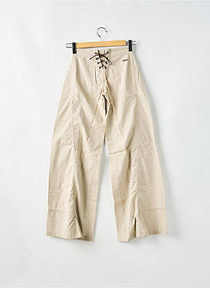 Pantalon flare taille normale taille normale beige RWD femme