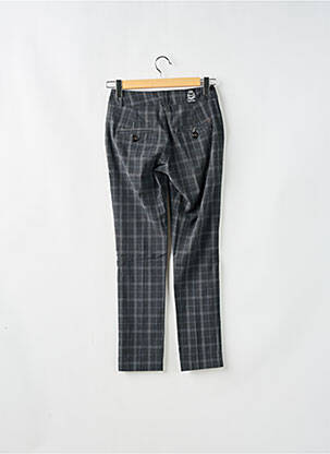 Pantalon chino fermeture zippée sous rabat boutonné taille normale gris RWD femme