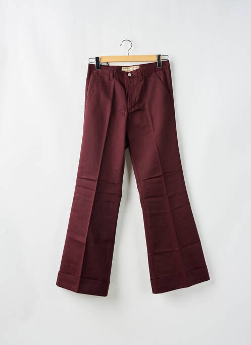 Pantalon chino violet FREEMAN T.PORTER pour femme