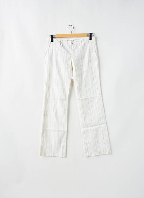 Pantalon droit blanc FREEMAN T.PORTER pour femme