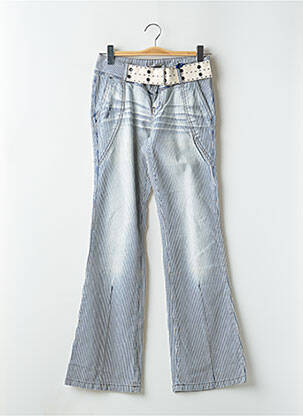 Jean coupe flare taille normale taille normale bleu TEDDY SMITH femme
