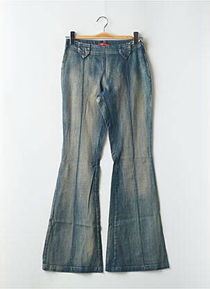 Jean coupe flare taille normale taille normale bleu TEDDY SMITH femme