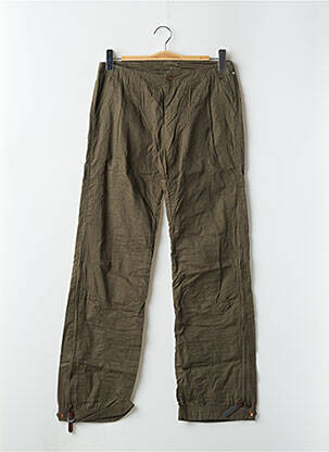 Pantalon droit taille normale taille normale vert TEDDY SMITH femme