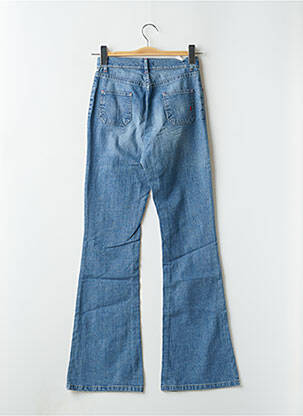 Jean coupe flare stretch taille haute bleu TEDDY SMITH femme