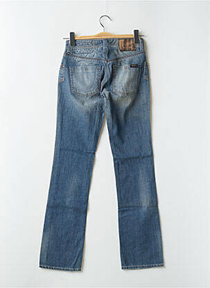 Jeans coupe droite taille basse taille basse bleu TEDDY SMITH femme