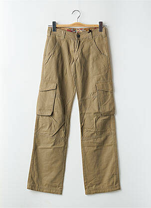 Pantalon cargo coupe droite taille normale vert TEDDY SMITH femme