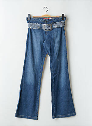 Jean coupe flare stretch taille normale bleu TEDDY SMITH femme
