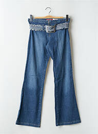 Jean coupe flare stretch taille normale bleu TEDDY SMITH femme