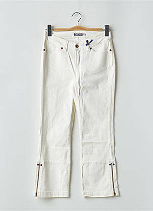 Jeans bootcut taille normale taille normale blanc TEDDY SMITH femme