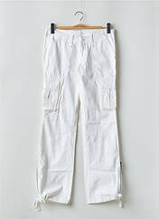 Pantalon cargo blanc TEDDY SMITH pour femme seconde vue