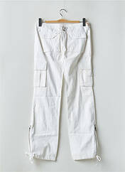 Pantalon cargo blanc TEDDY SMITH pour femme seconde vue