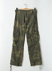 Pantalon cargo vert TEDDY SMITH pour femme seconde vue