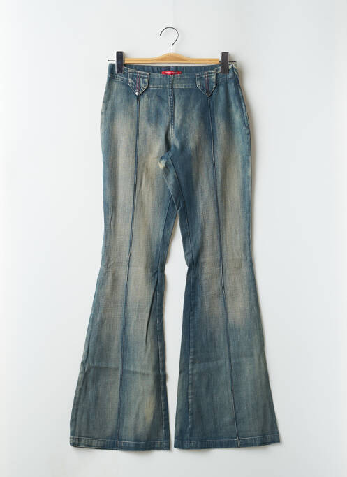 Jean coupe flare taille normale taille normale bleu TEDDY SMITH femme