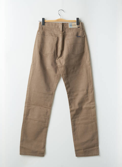 Jean coupe Mom marron TEDDY SMITH pour femme