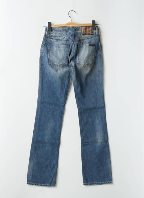 Jeans coupe droite bleu TEDDY SMITH pour femme