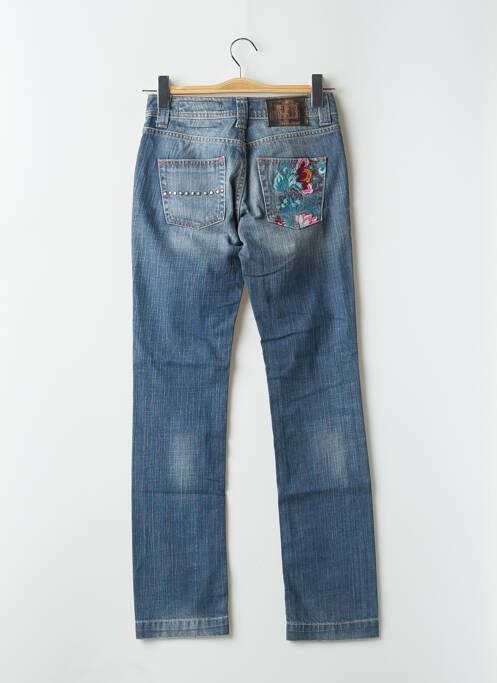 Jeans coupe droite bleu TEDDY SMITH pour femme