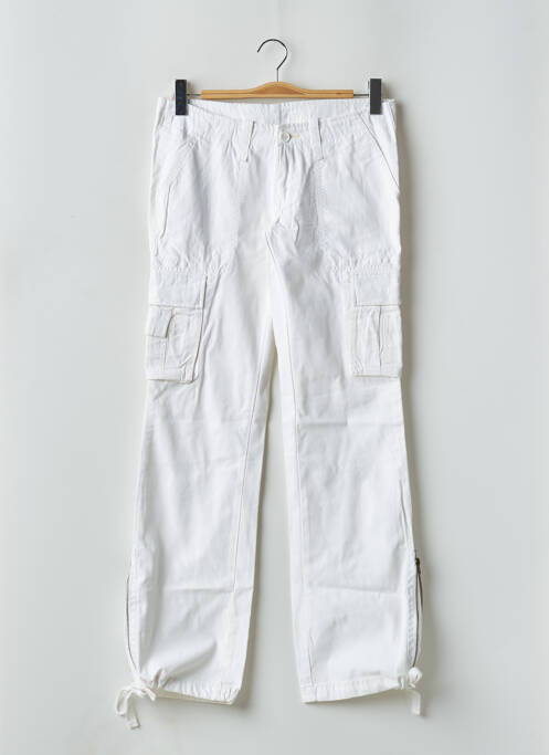 Pantalon cargo blanc TEDDY SMITH pour femme