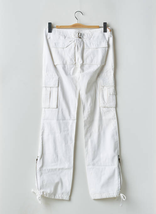 Pantalon cargo blanc TEDDY SMITH pour femme
