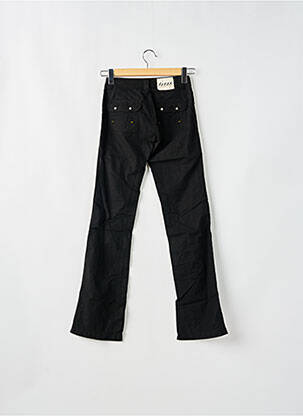 Pantalon cargo slim taille basse noir SCHOOL RAG femme