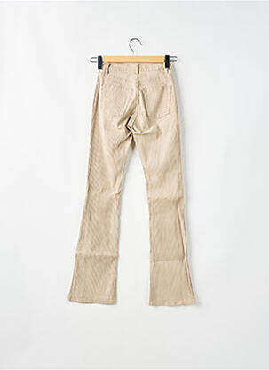 Pantalon flare stretch taille basse vert SCHOOL RAG femme