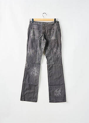 Pantalon droit poches taille basse gris SCHOOL RAG femme