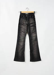 Pantalon flare taille basse taille basse gris SCHOOL RAG femme