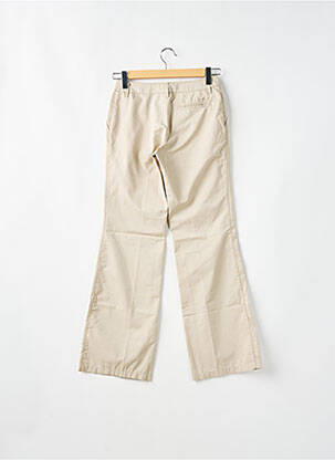 Pantalon chino taille basse taille basse beige SCHOOL RAG femme