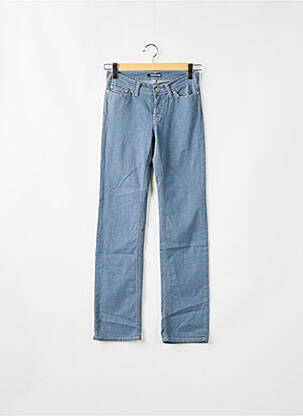 Jeans coupe droite taille basse taille basse bleu SCHOOL RAG femme