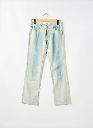 Jeans coupe droite taille basse taille basse bleu SCHOOL RAG femme