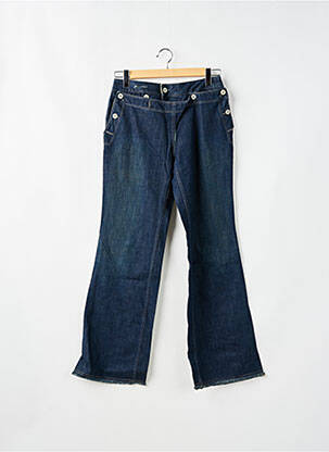 Jean coupe flare taille basse taille basse bleu SCHOOL RAG femme