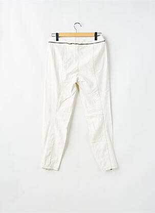 Pantalon slim taille basse taille basse blanc SCHOOL RAG femme