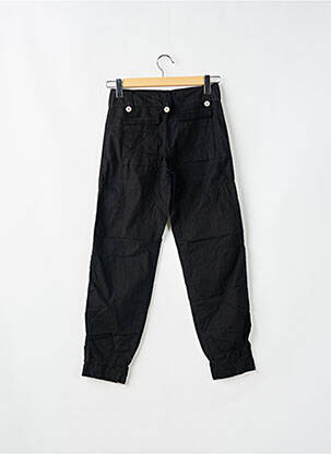 Pantalon cargo poches taille basse noir SCHOOL RAG femme