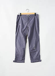Pantalon droit poches taille basse gris SCHOOL RAG femme