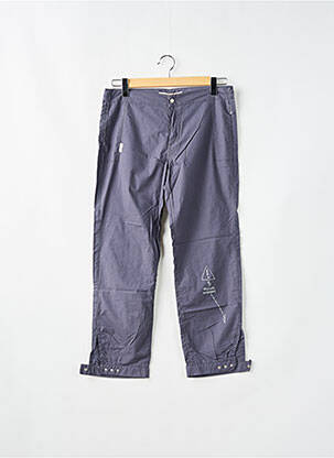 Pantalon droit poches taille basse gris SCHOOL RAG femme