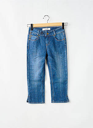 Corsaire tissage denim taille basse bleu SCHOOL RAG femme