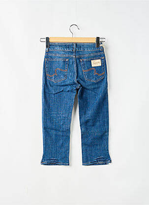 Corsaire tissage denim taille basse bleu SCHOOL RAG femme