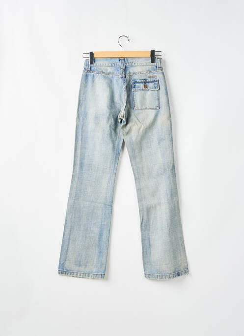 Jeans coupe droite bleu SCHOOL RAG pour femme