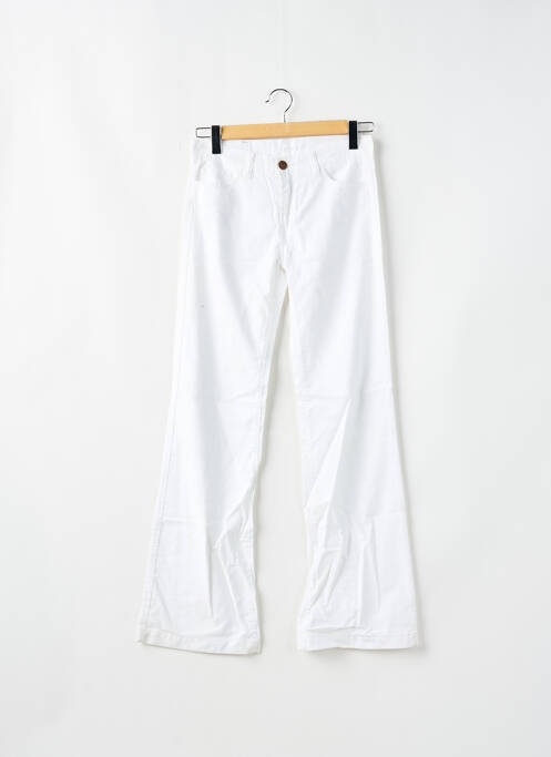 Pantalon flare blanc SESSUN pour femme